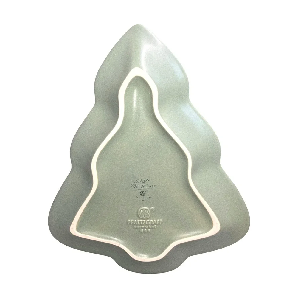 Pfaltzgraff Winterwood Tree Shaped Dish 10
